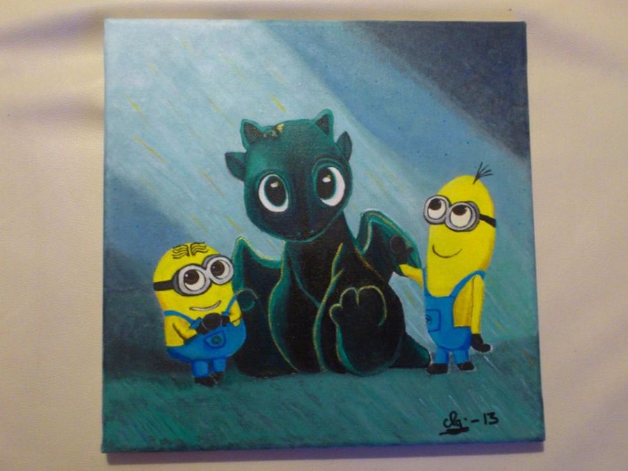 Dragonbaby and minions