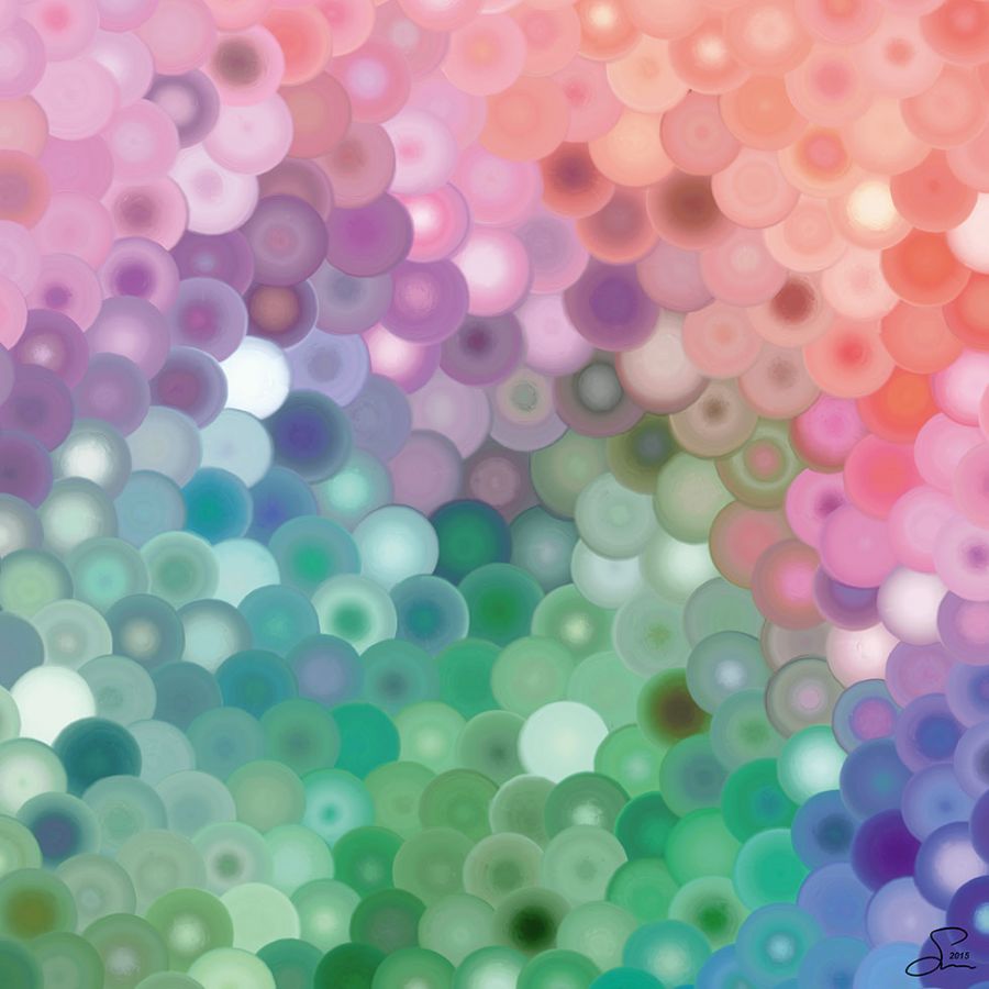 Sliced color discs