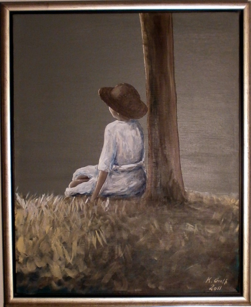 Pige under træ (solgt)