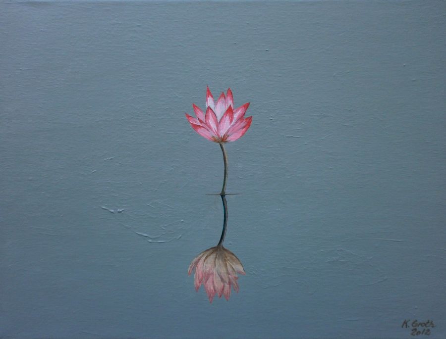 Lille blomst i vandet (solgt)