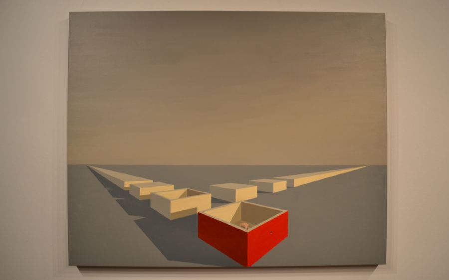 The man and the box 1 (Solgt)