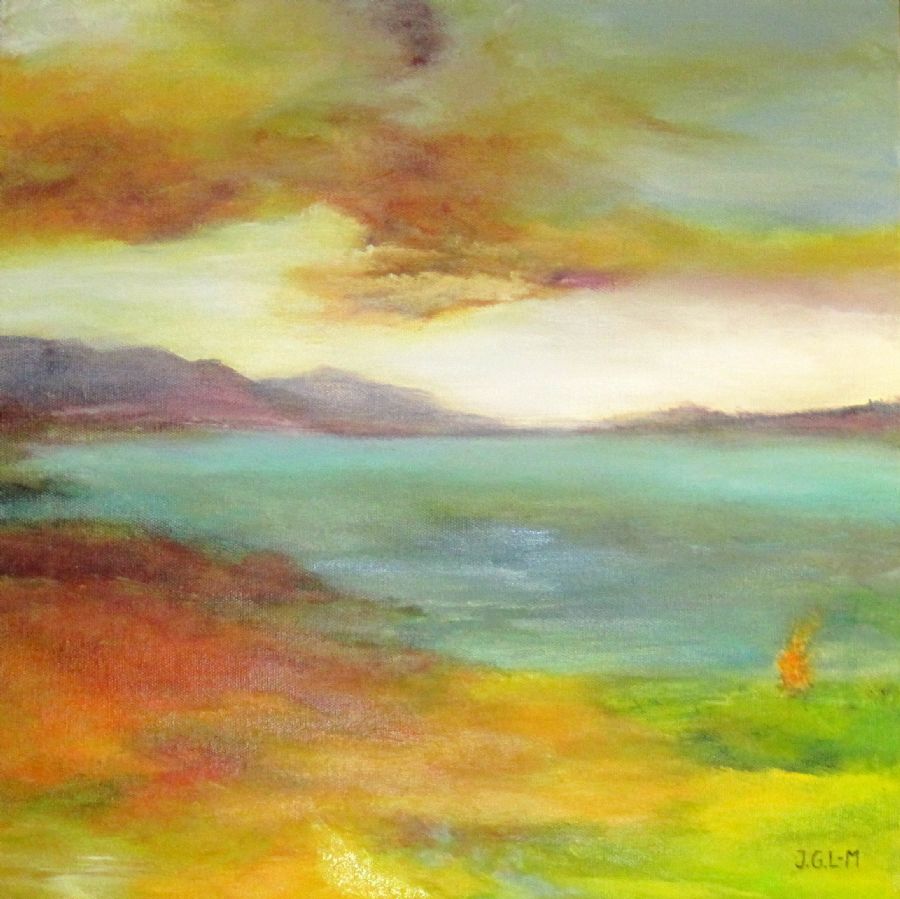 Bål ved fjorden