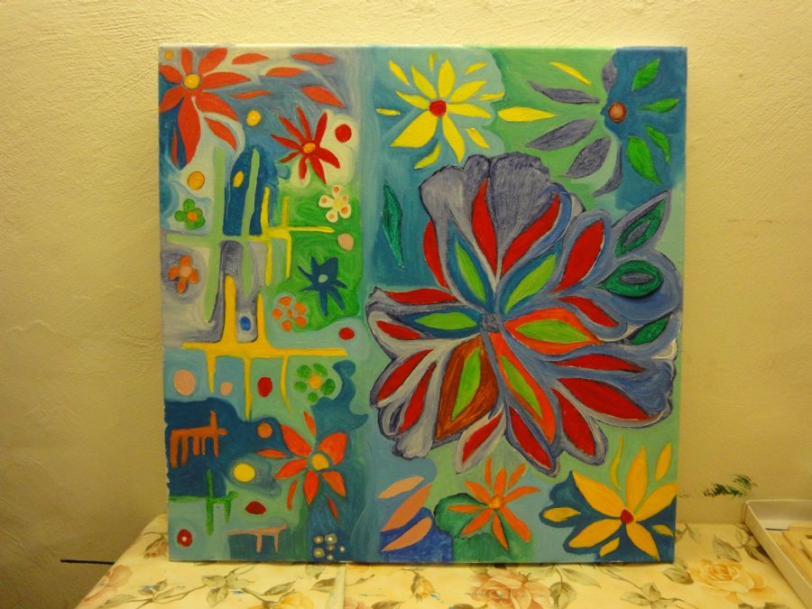 flower in water