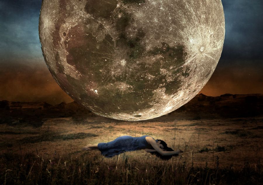 Hovering Moon
