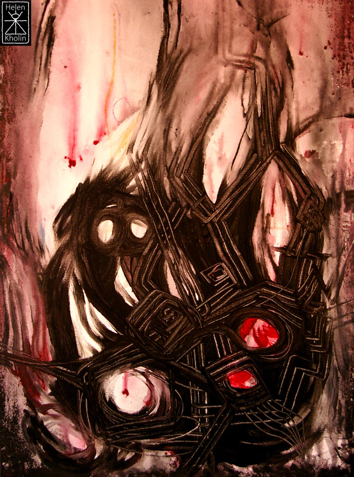 Fear. Painting-feeling