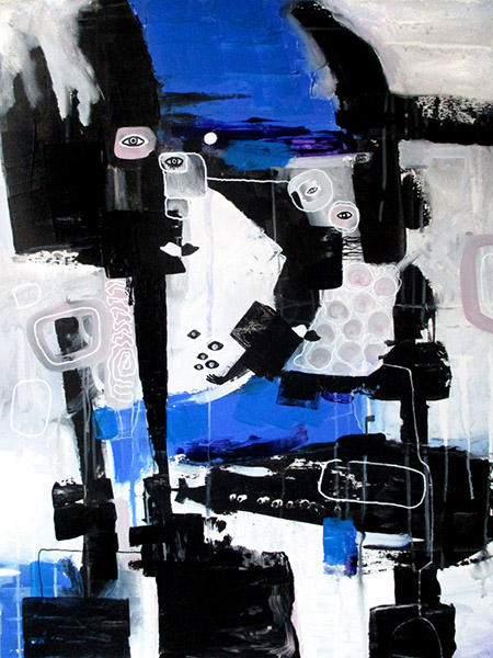 People and Submarine (SOLD)
