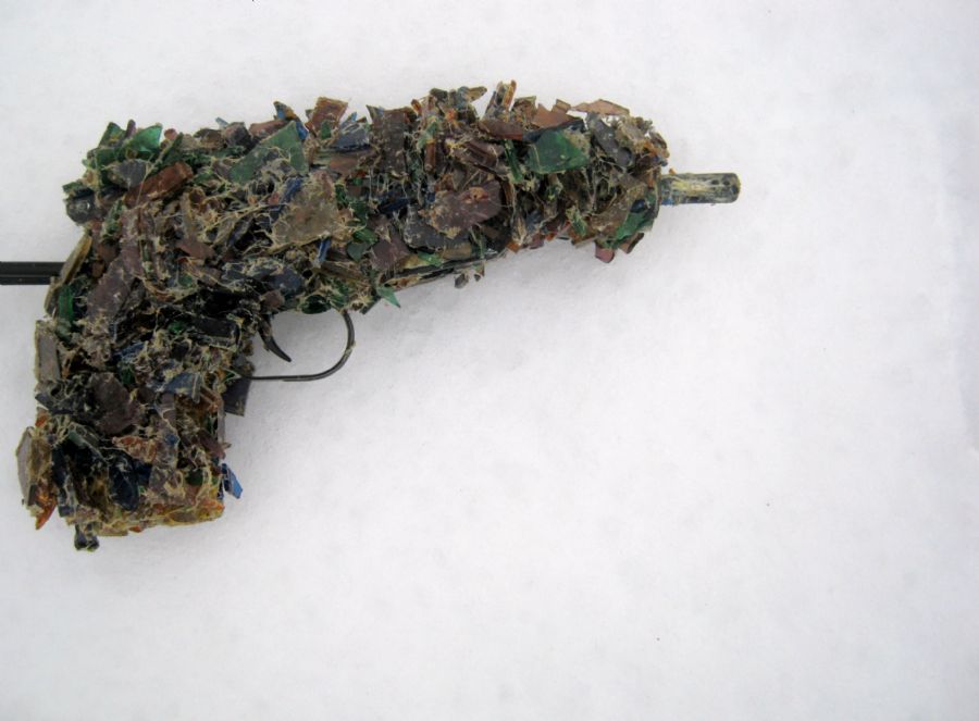 revolver i sne