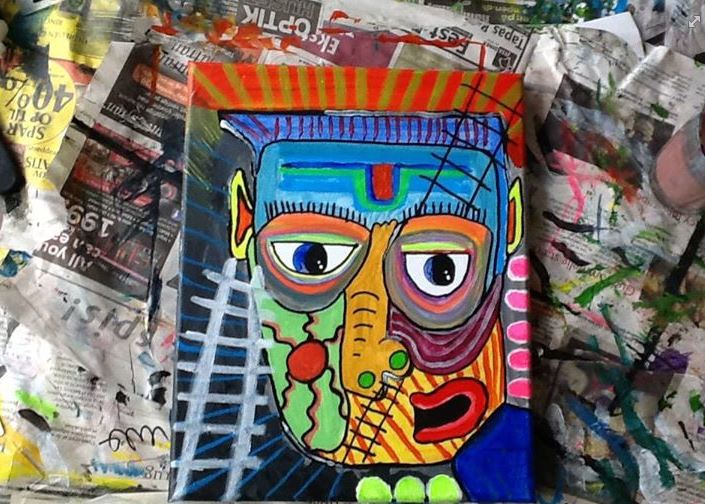 Funky portræt