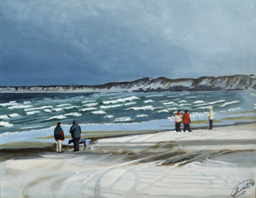 Vintertur ved Vesterhavet