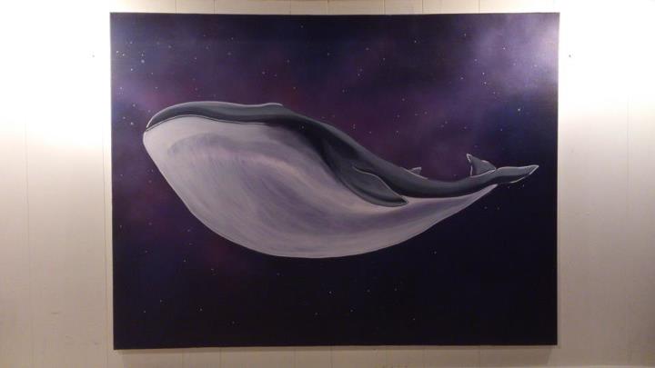 Whale outaspace