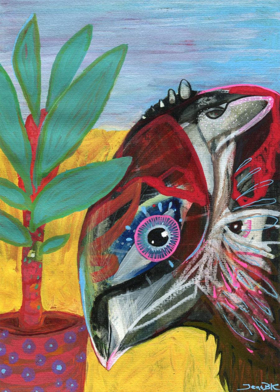 Tam Vild – mixedmedia af Jens BK