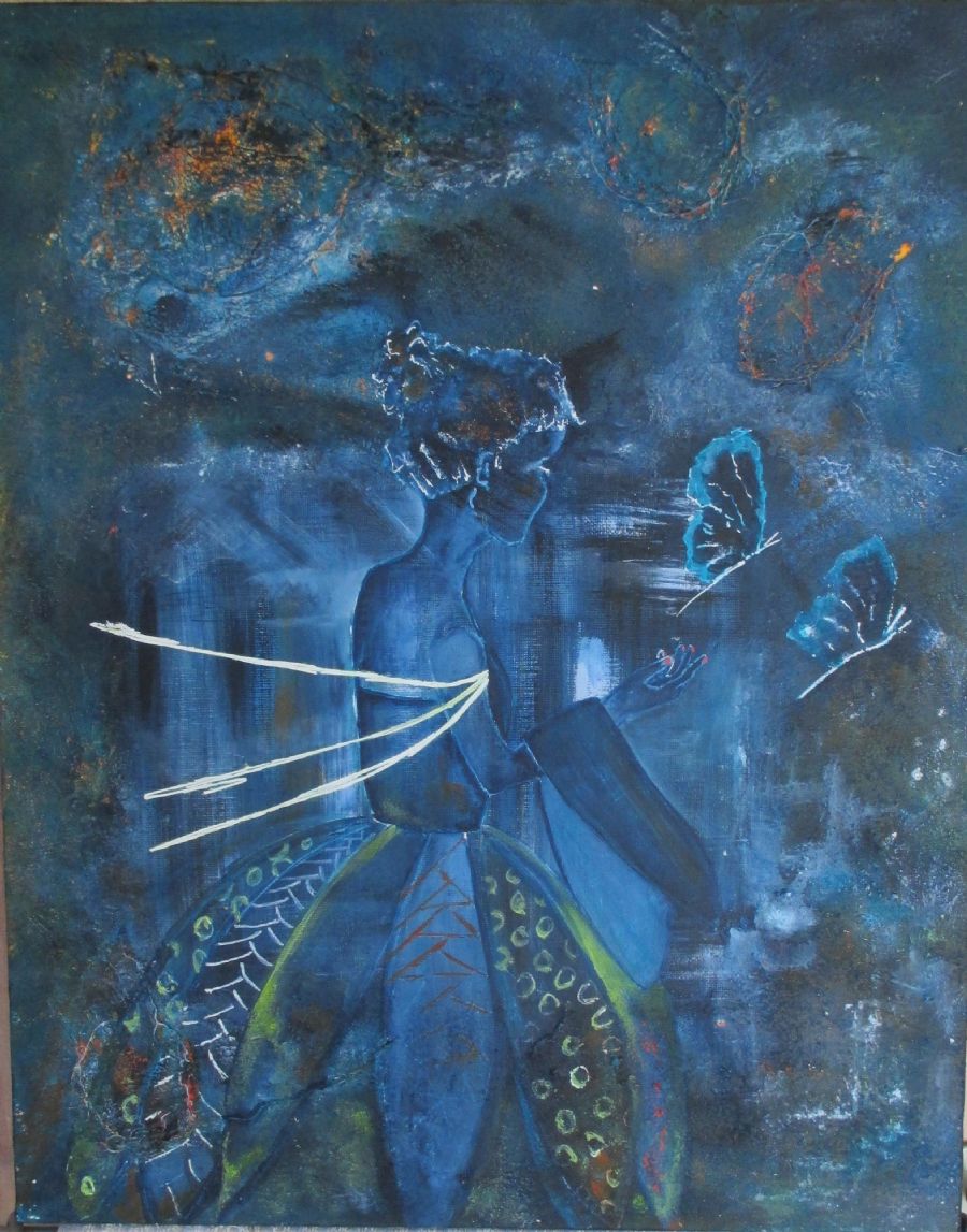 Lady butterfly