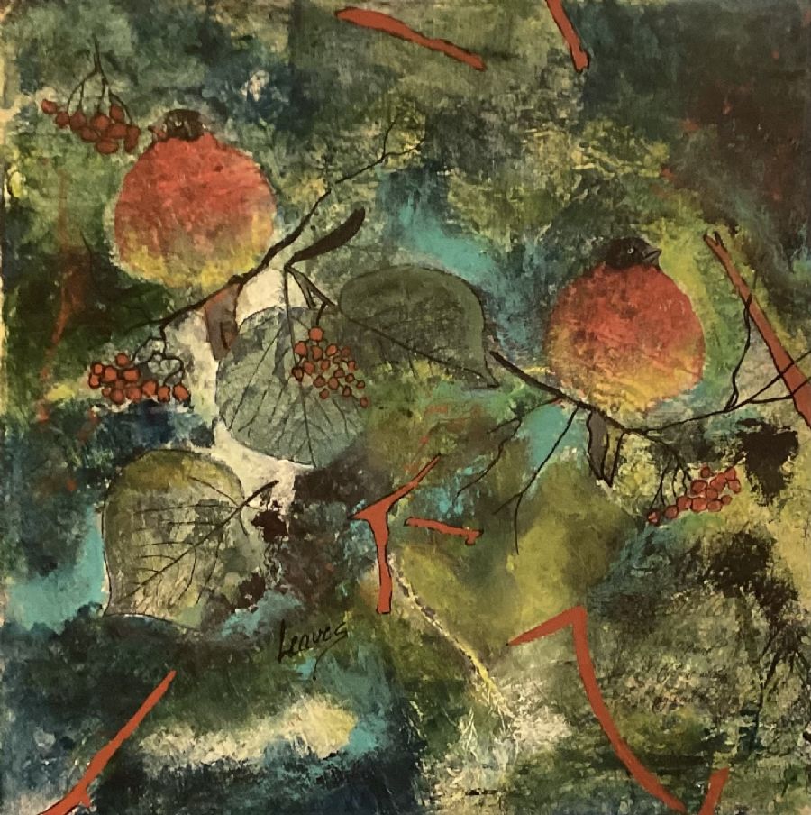 Leaves 2 – maleri af TREHØJE ART