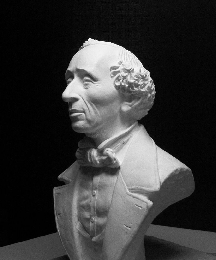 Skulptur - Buste H. C. Andersen