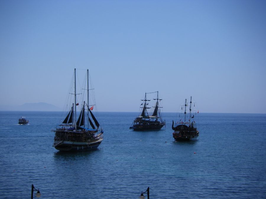 Udsigt fra det røde tårn i Alanya