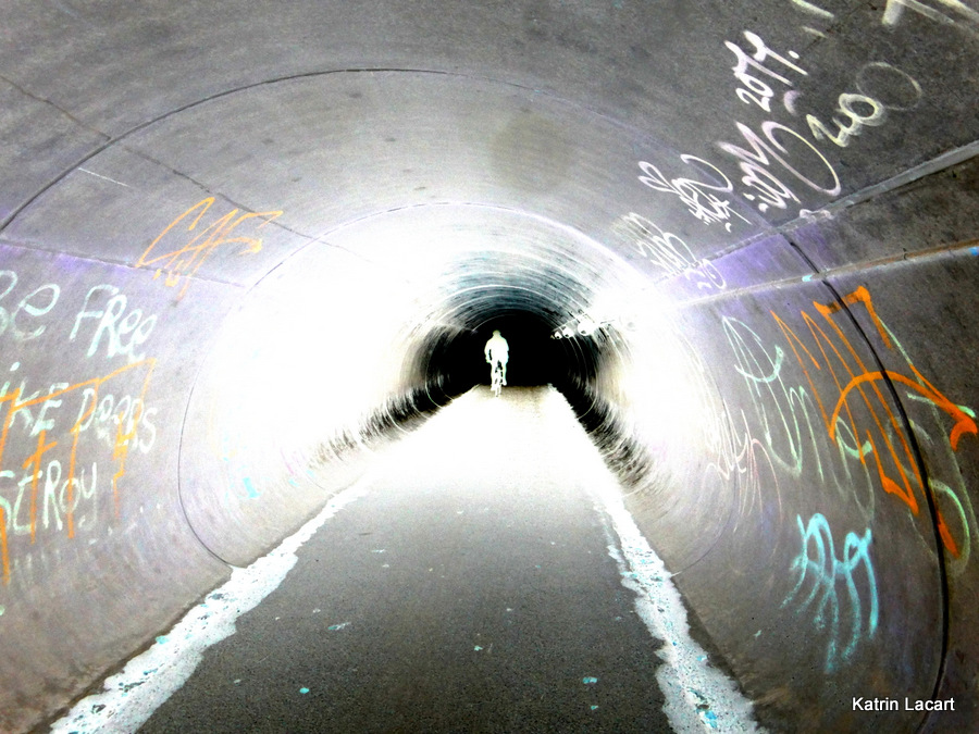 Escape into the darkness