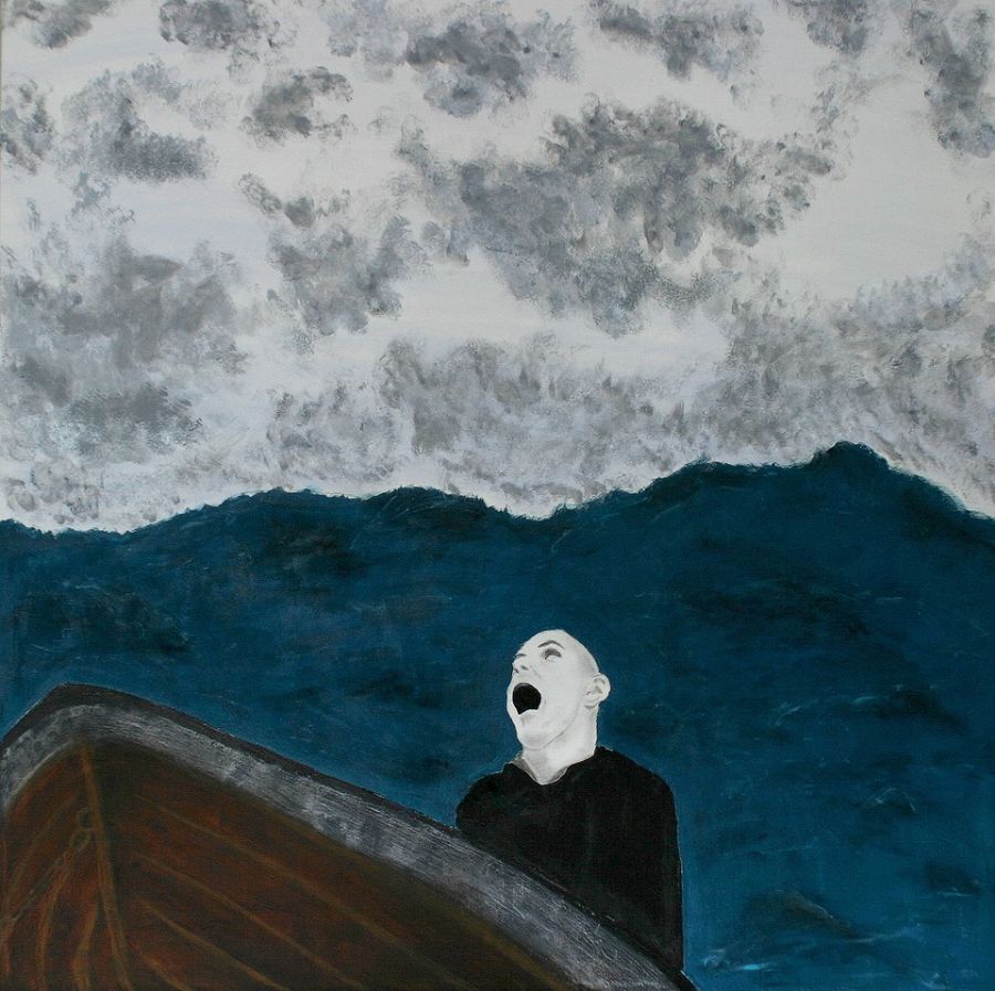 Lost on the ocean