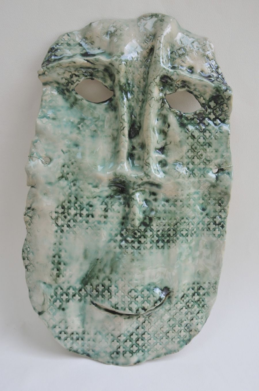 Grøn blank maske