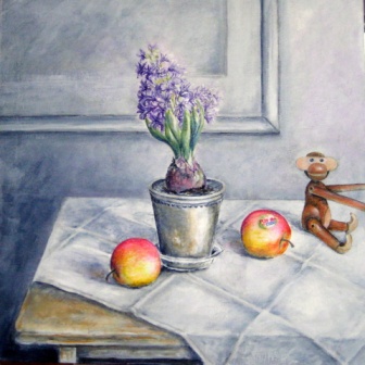 Hyacinth på mit bord - SOLGT