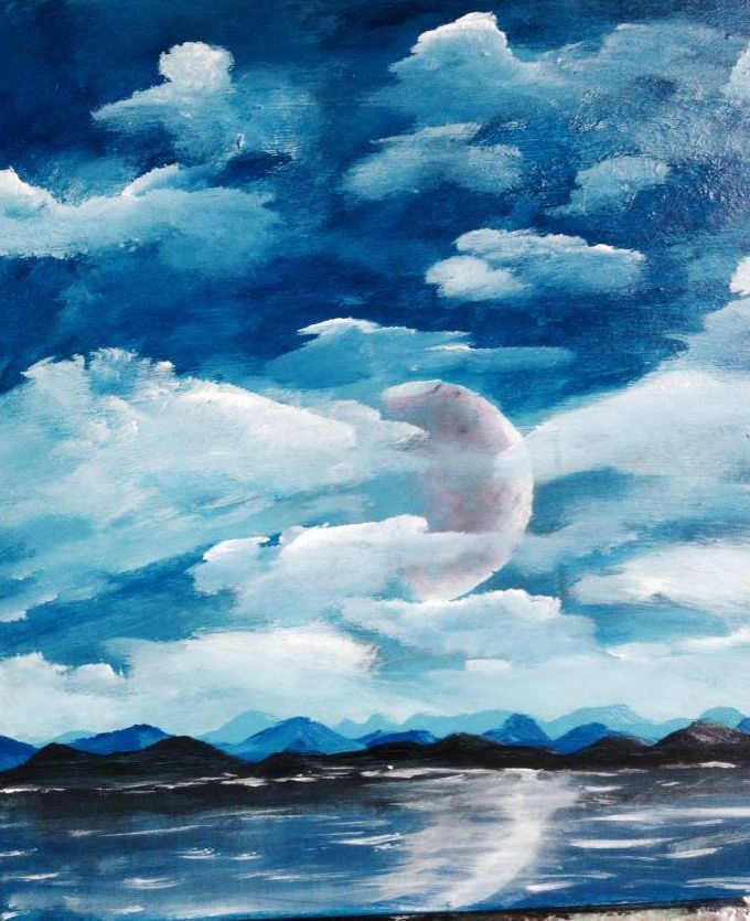 Moon light.