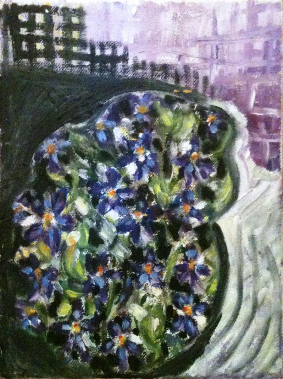 Kræmmerhus med Blomster