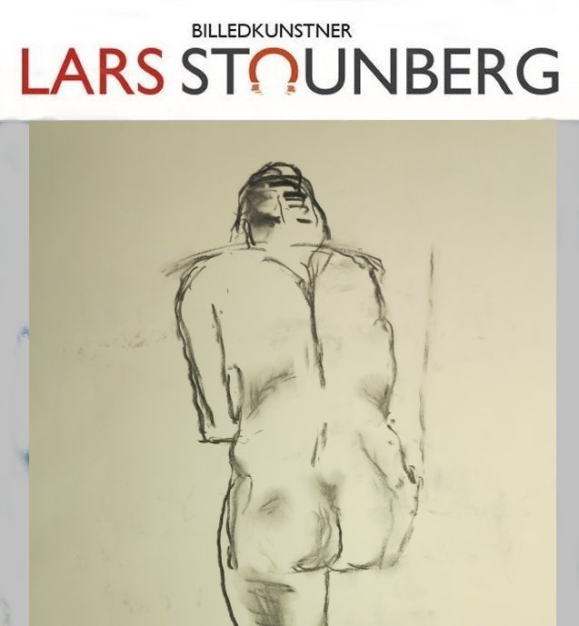 Croquis-tegning - stående kvinde
