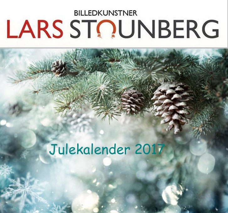Julekalender 2017 med kunst, malerier og
