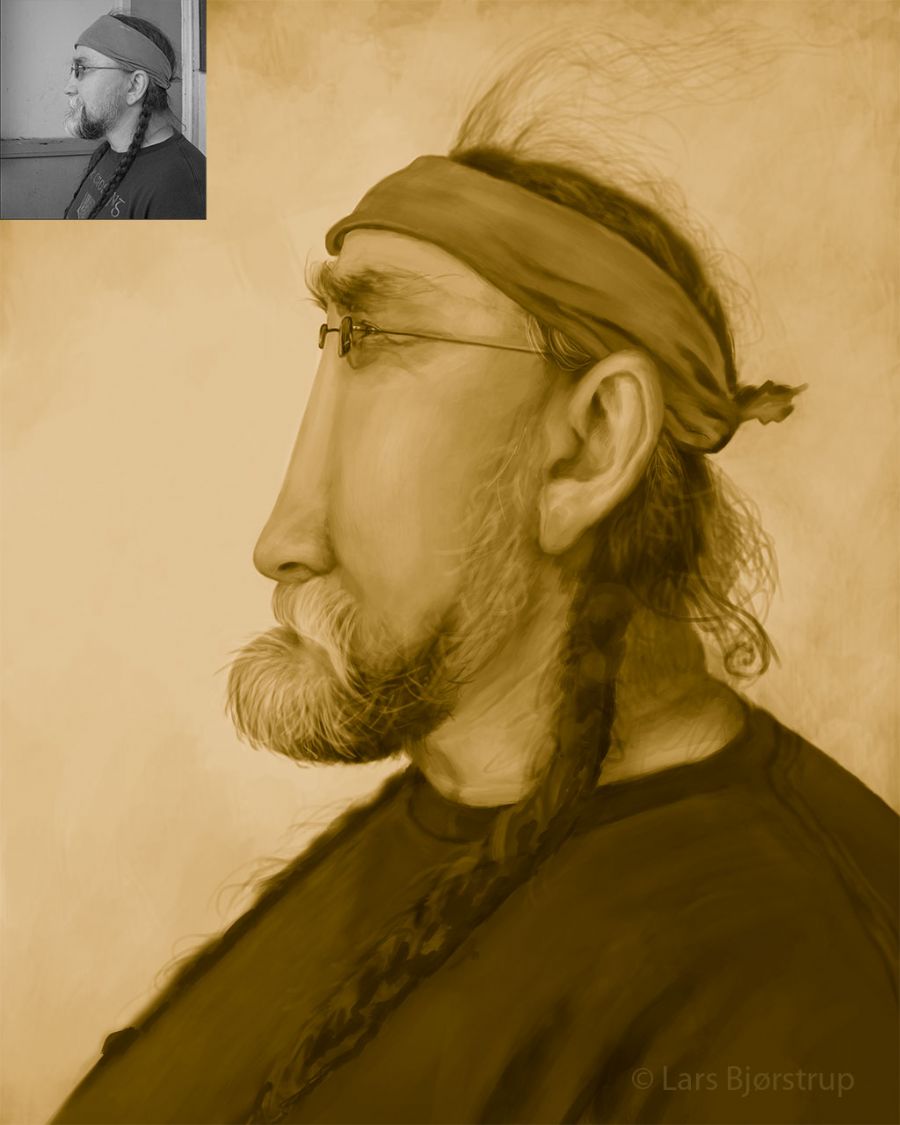 Karikatur af Tony