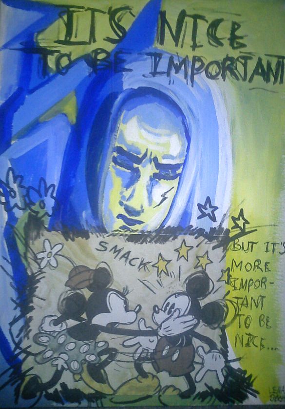 It's nice to be important