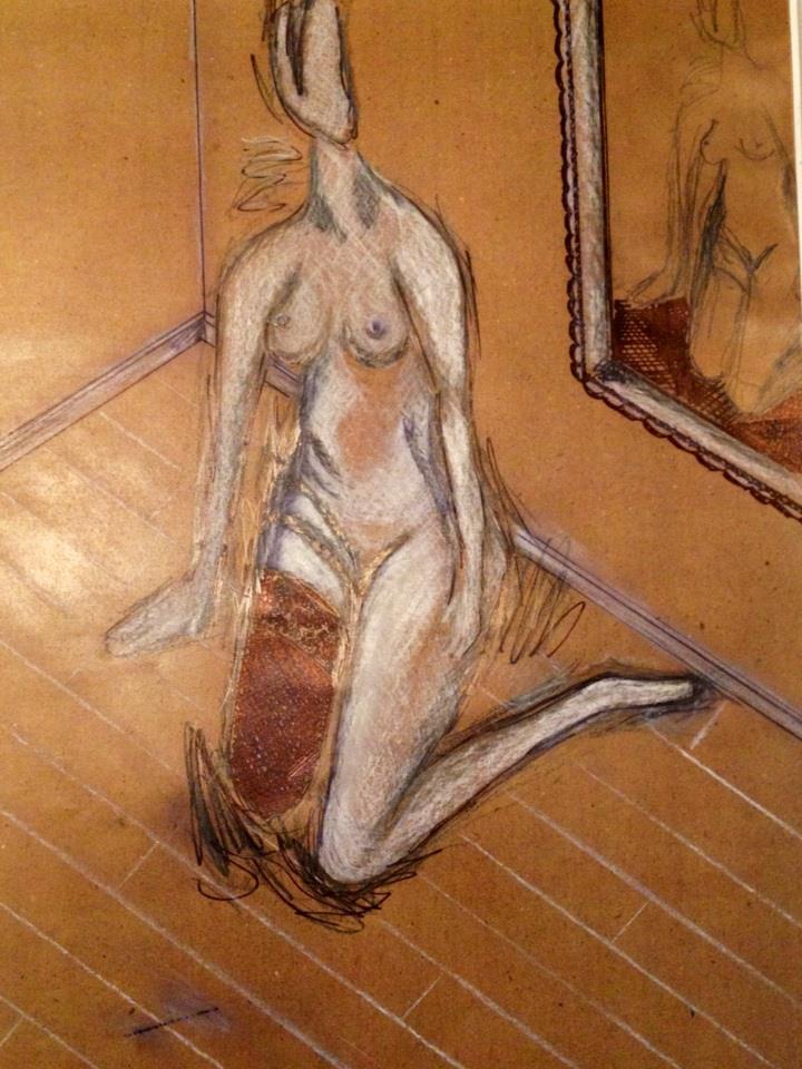 Croquis i farven hvid