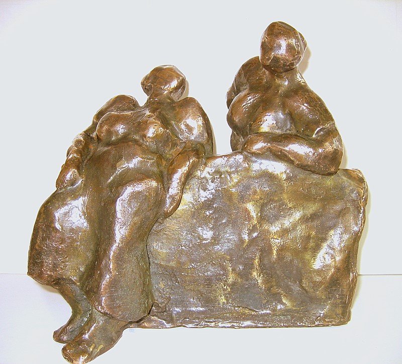 Sladrebænken, bronze