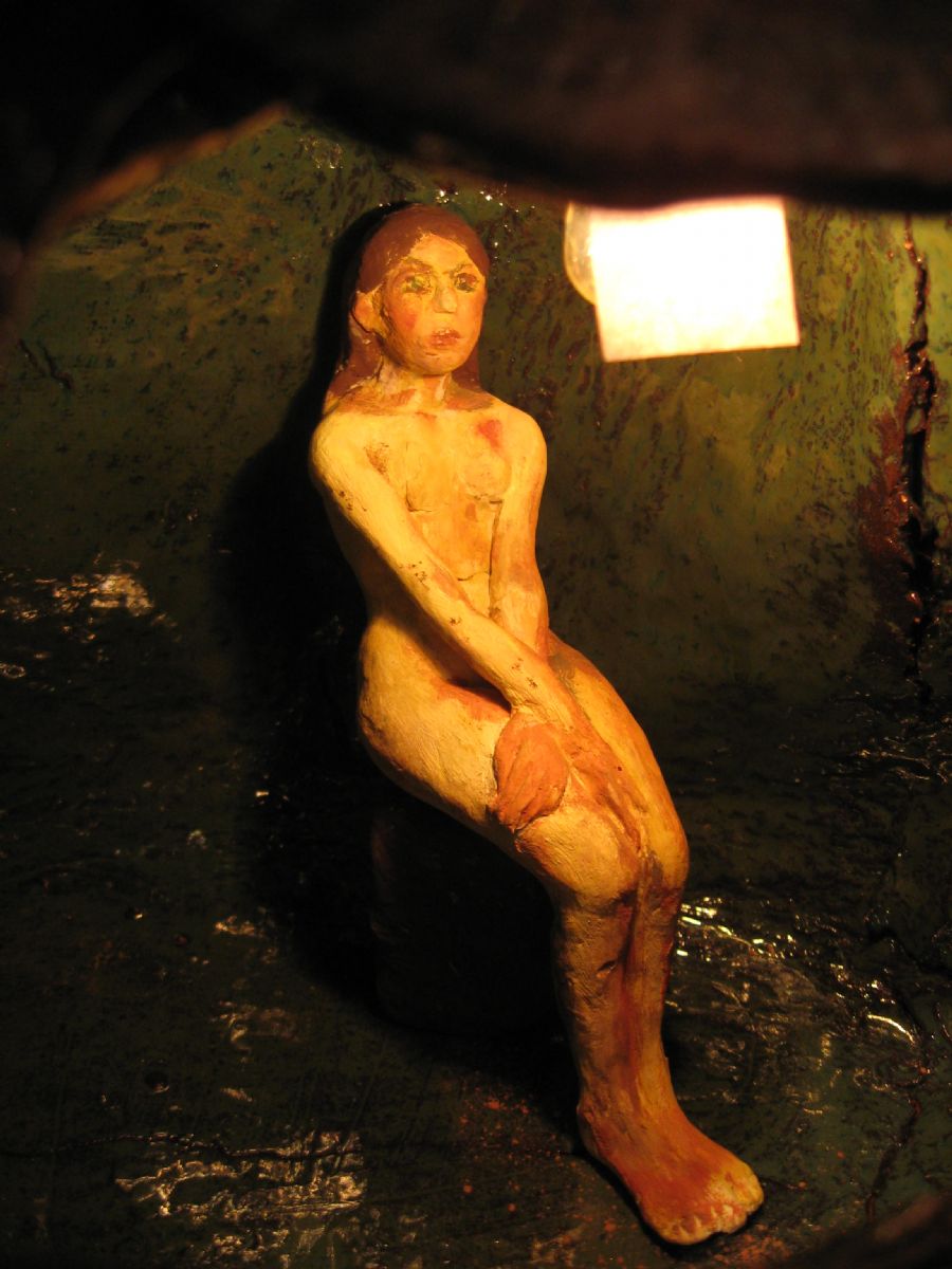 Svanesæk (detalje fra skulptur )