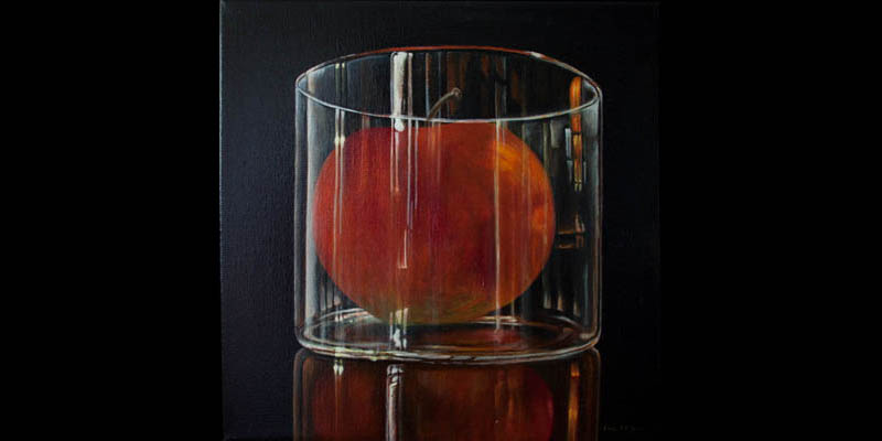 Aeble i glas