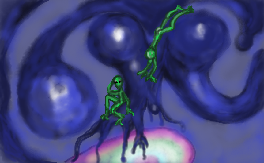 Aliens flyder