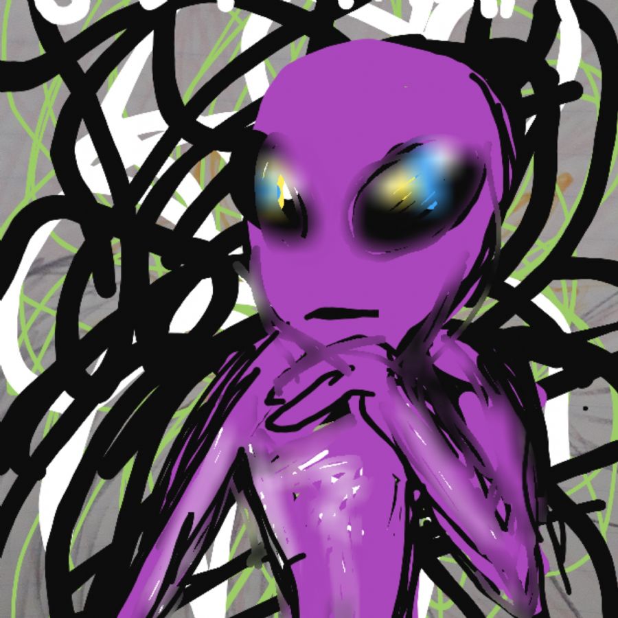 Thinking alien