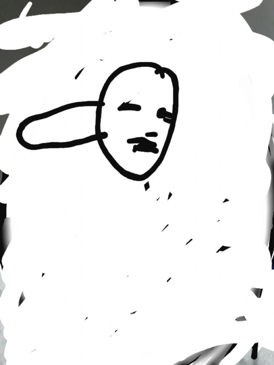 Skitse af maske