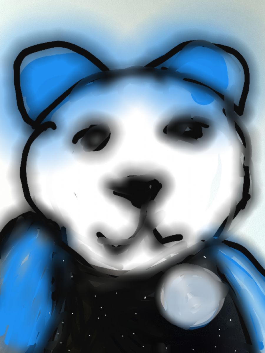 Blå bamse
