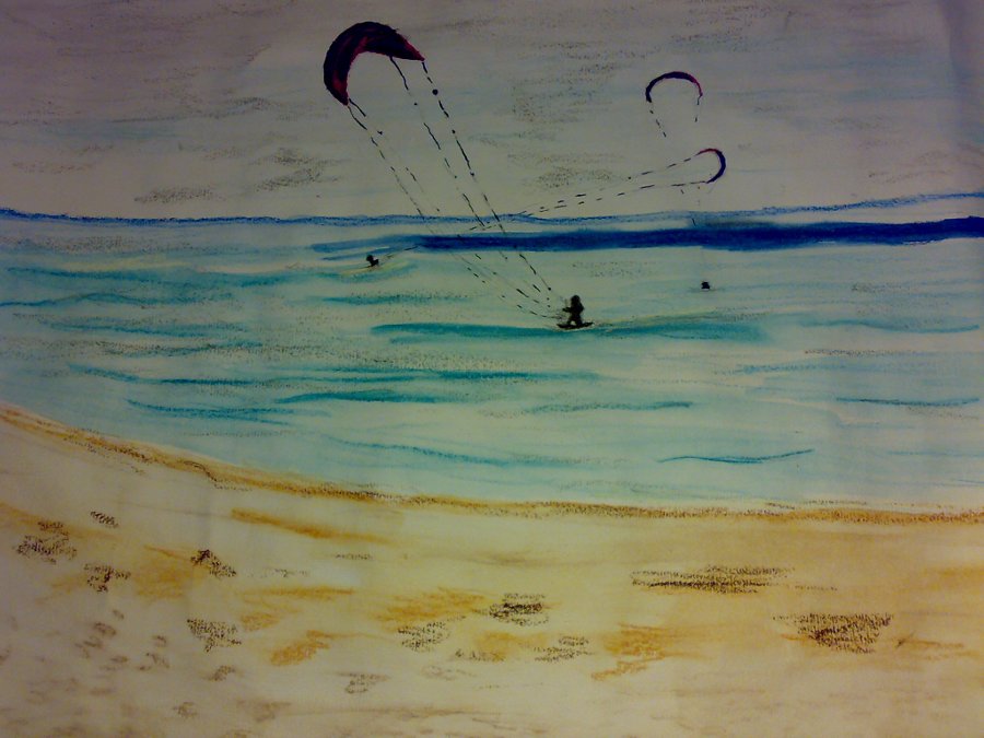 Surfere ved Ebeltoft