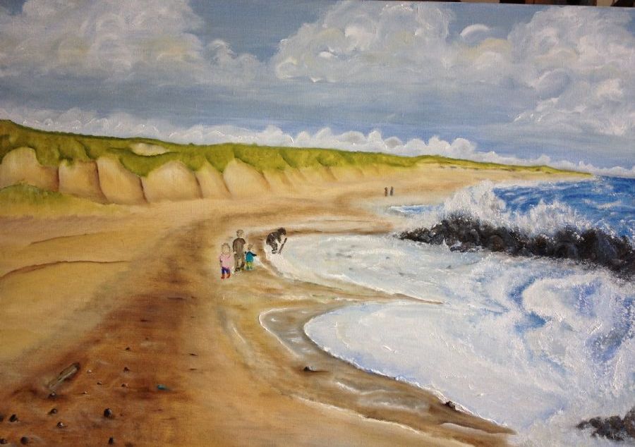 ungerne ved havet
