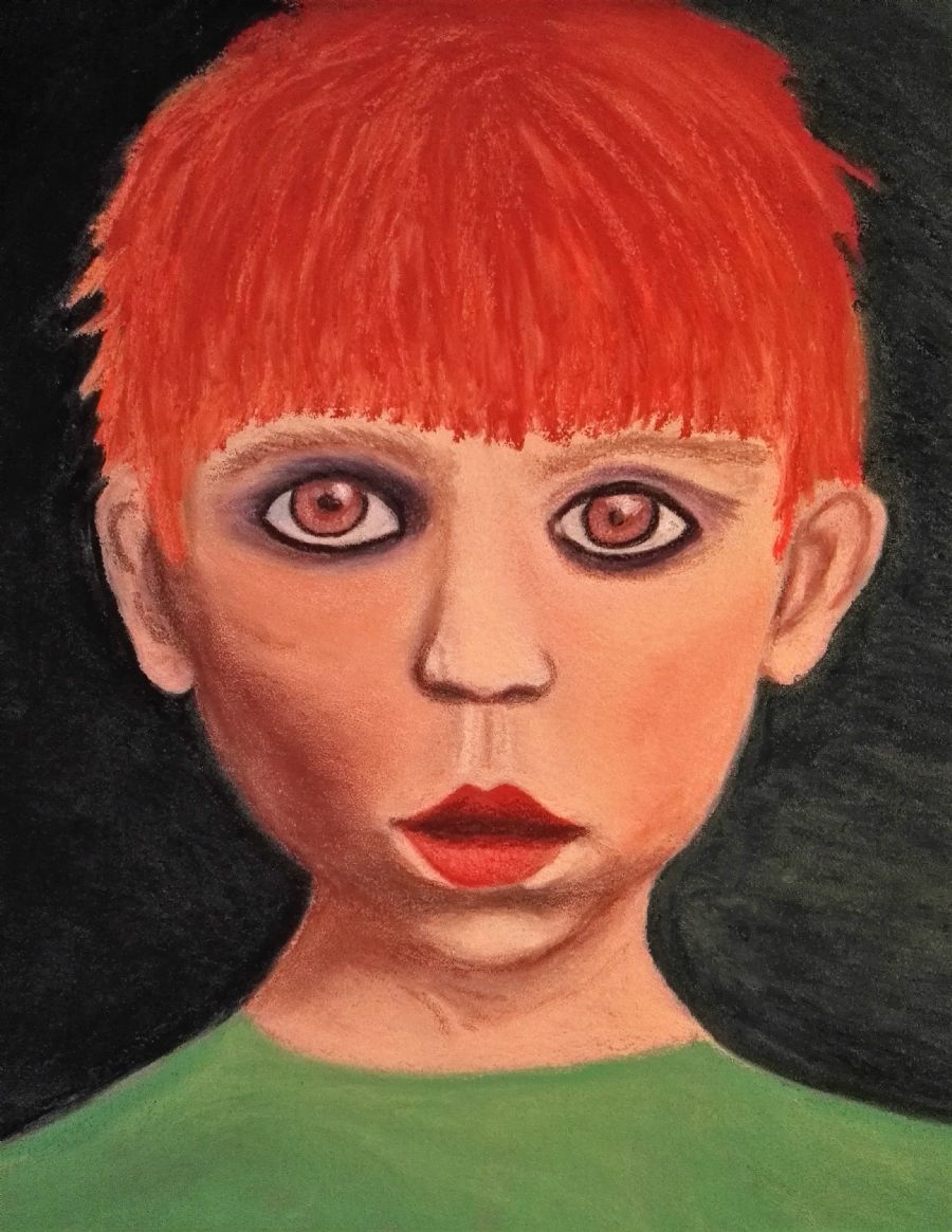 20016 Pigen med den grønne bluse/ Girl w