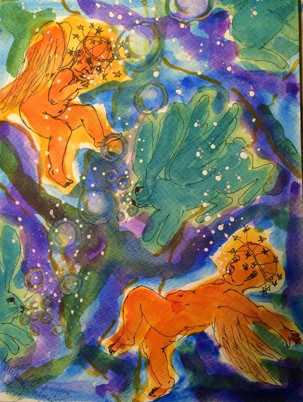 Under water angels