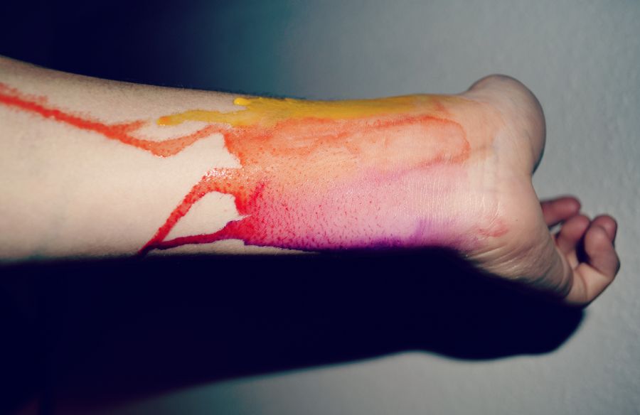 Colorful blood