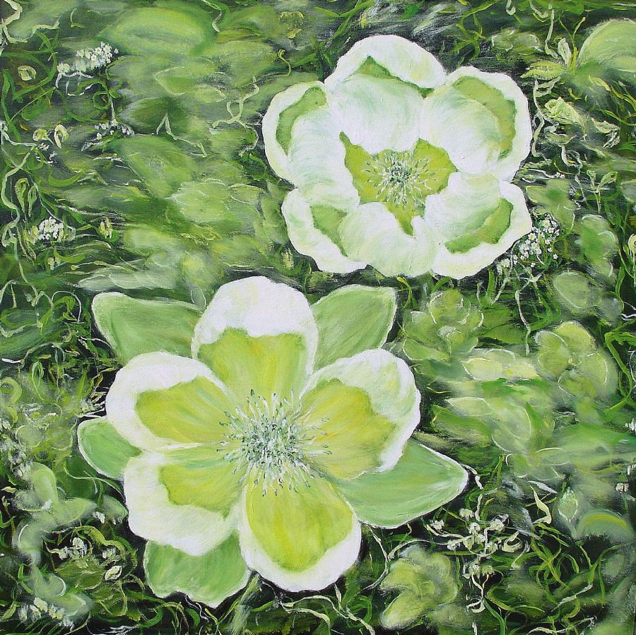 To blomster i ukrudt