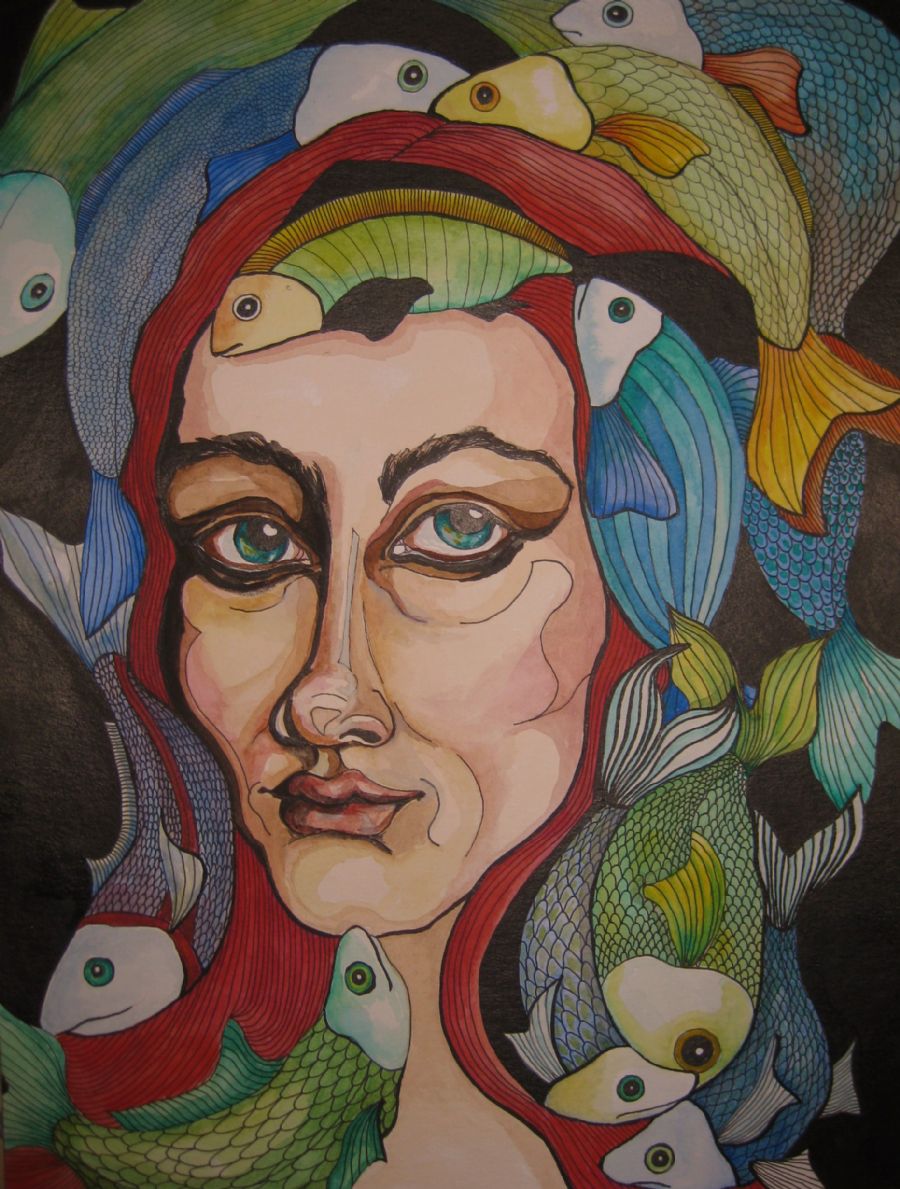 Among fish