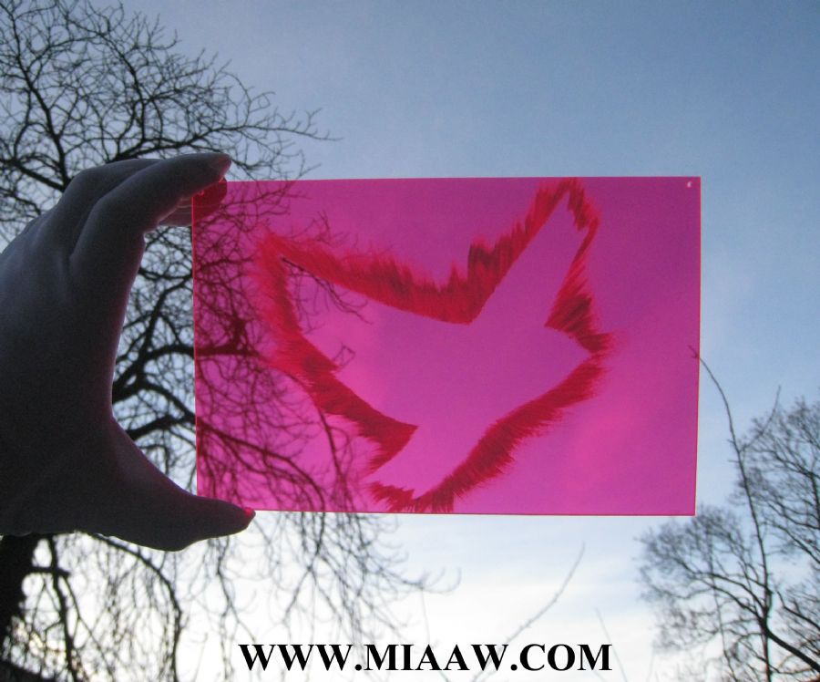 Peace Baby Pink Flou
