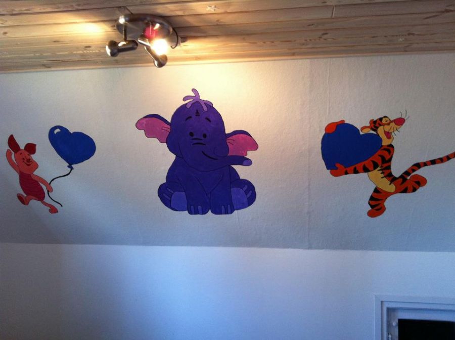 kunst på væggen