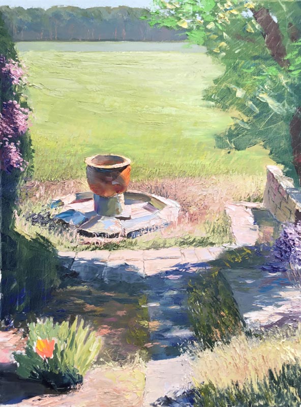 sun in the garden