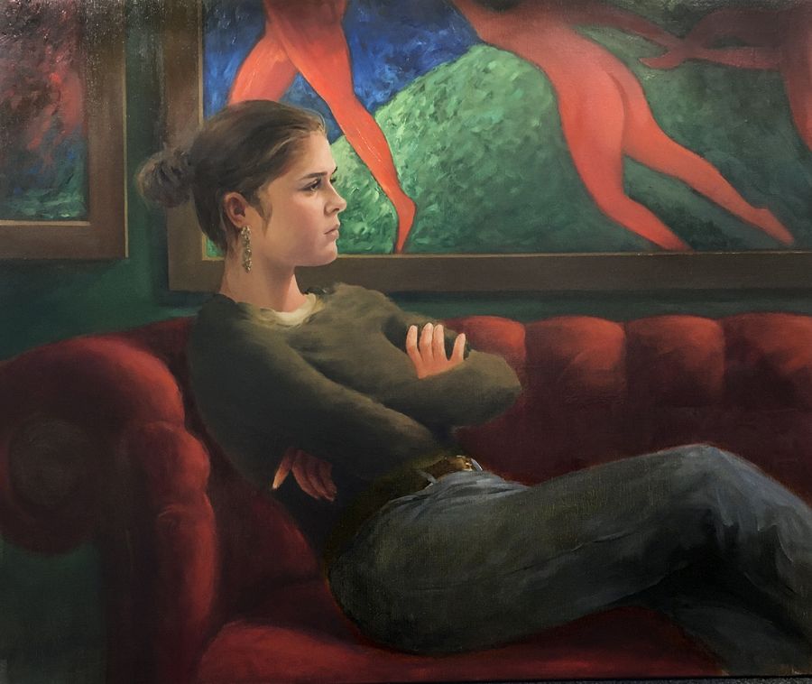 Liza. Commission painting – maleri af Misha Lapitskiy