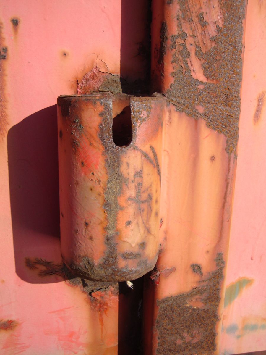 Runde former på container