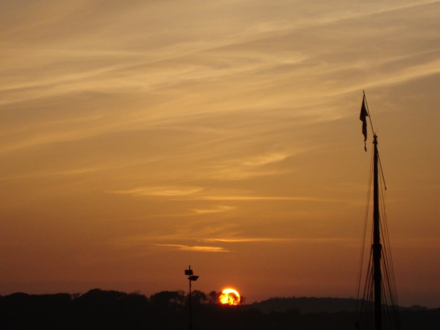 Midsommer aftensol